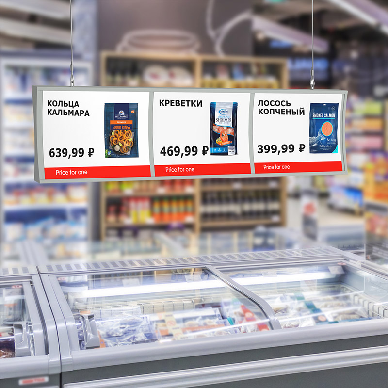 Подвесной профиль PRICEBOARD A5, длина 1000 мм цвет зеленый EPG