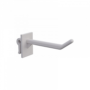 картинка Крючок одинарный белый длина 65 мм в картон SINGLE HOOK-CR-65 EPG